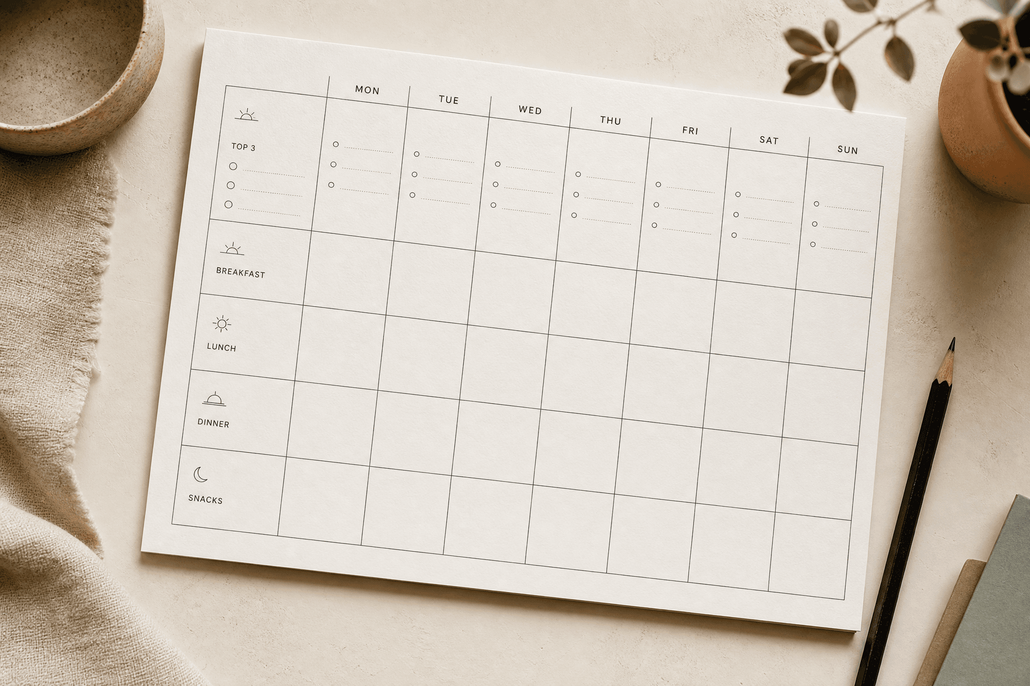 Planner & journal pages
